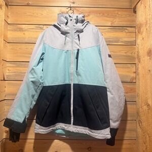 Roxy Women's Ski Snowboard Jacket Light Blue Size S Vented Dryflight pretty